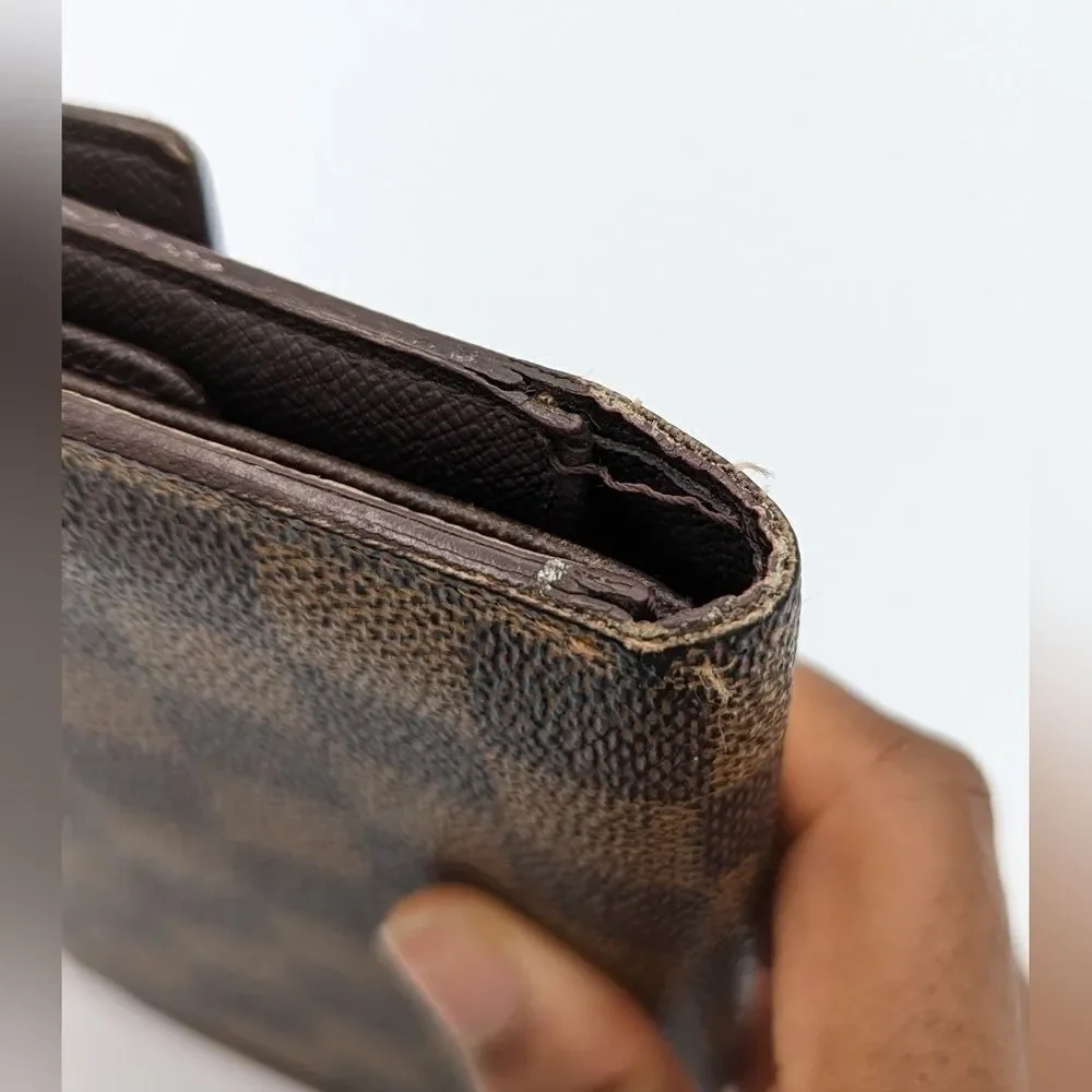 Louis Vuitton Damier Ebene Porte-Tresor Etui Papier Wallet